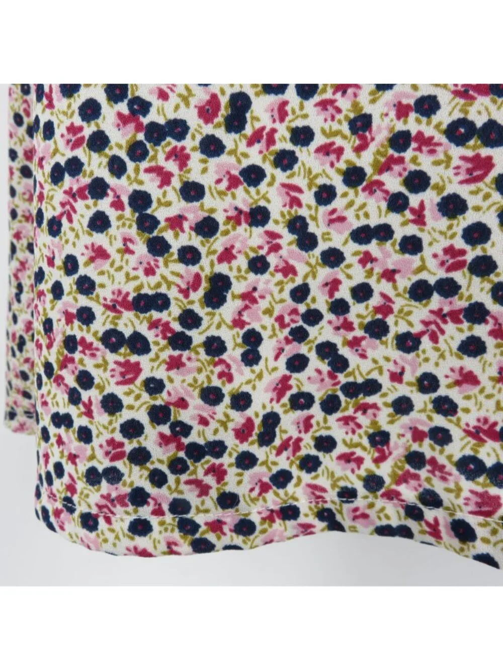 J Crew Women 10 Pink Blue Flower Floral V Neck Short Sleeve Sundress Dress Chic